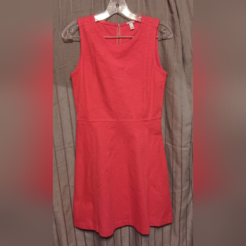 J. Crew Salmon Color Size 2 Structured Textured D… - image 1